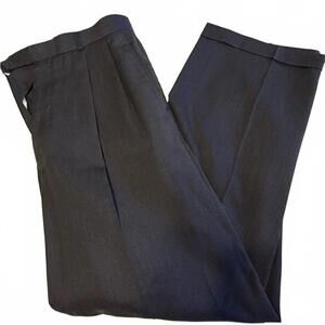 Men's Gray Dress Pants, 100% Virgin Wool, 35x29.5